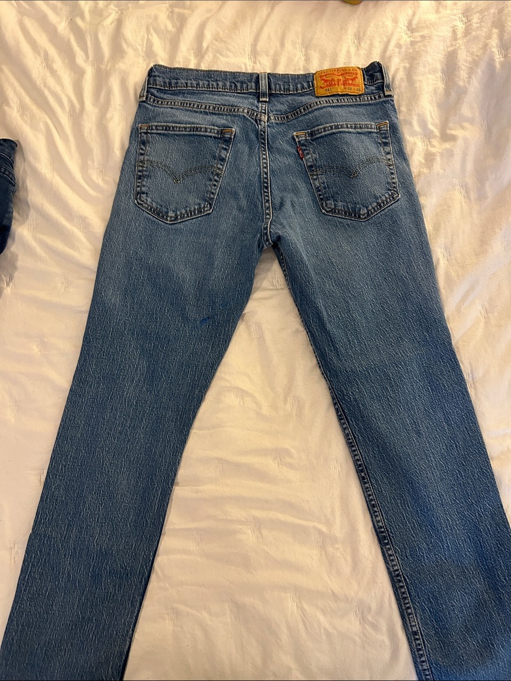 Levi's Men's Light Blue Slim Straight Jeans